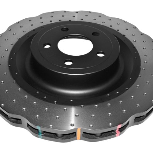 DBA 4000 Series Wave Cross Drilled Rotor - Front Fitment for Ford Mustang '15-'17 Heavy-Duty Performance Replacement - Image 6