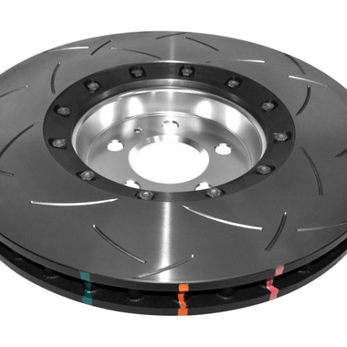DBA 5000 Series Fully Assembled 2-Piece Silver Hat T3 Slot Rotor 380mm x 36mm for 2011-18 Audi A8 Quattro and SQ5 - Premium Replacement