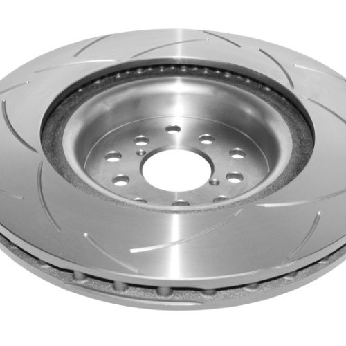 DBA Street Series T2 Front Slotted Rotor for 2018-21 Subaru WRX STI with 19-inch Wheels and 6-Piston Brembo Caliper - Premium Replacement - Image 3