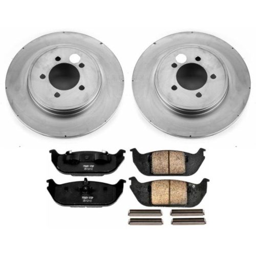 2003-2005 Lincoln Aviator Rear Brake Rotor and Ceramic Pad Assembly - Premium Replacement