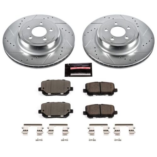 2014-2018 Dodge Charger Rear Z23 Evolution Sport Brake Upgrade Kit - Premium Heavy-Duty Replacement