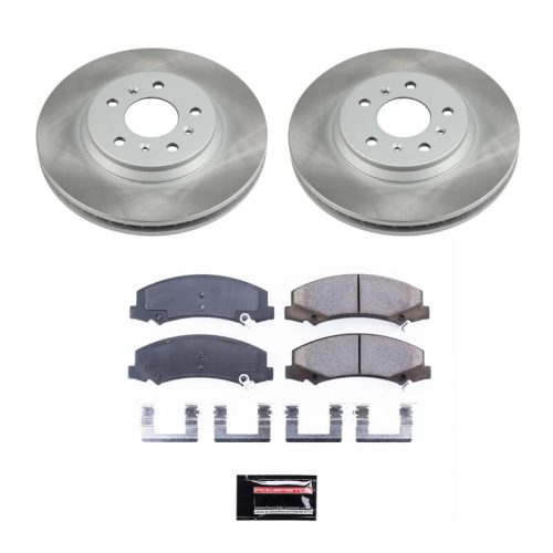 2008-2011 Chevrolet Impala Front Heavy-Duty Semi-Coated Rotor Brake Assembly - Premium Replacement