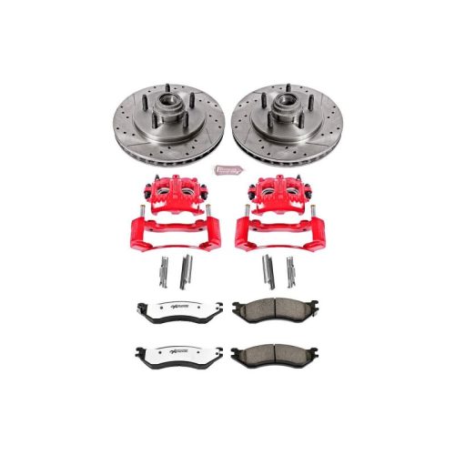 2000-2002 Lincoln Navigator & Ford Expedition Heavy-Duty Truck & Tow Brake Rotor and Caliper Assembly - Premium Replacement
