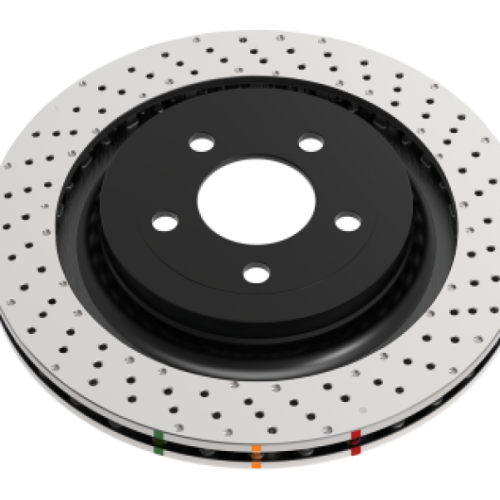DBA 4000 Series Drilled Rotor for Honda Civic Type R Hatch 2017-21 Rear Replacement