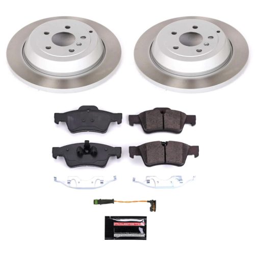 2010-2012 Mercedes-Benz R350 & ML Series Heavy-Duty Semi-Coated Rotor and Ceramic Brake Pads Assembly - Premium Replacement