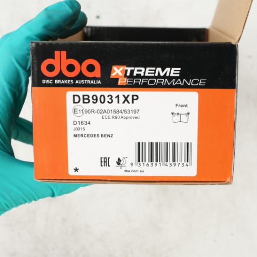 DBA XP Performance Brake Pads for Mercedes-Benz CL550, S550, E550, SLK55 AMG, and CLS550 2010-13 - Heavy-Duty High Friction Front Brake Pad Assembly - Image 7