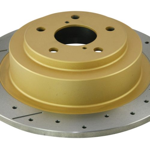 DBA Street Series Drilled and Slotted Rotor for Subaru Impreza, Baja, Legacy, Outback 2000-2004 - Premium Replacement