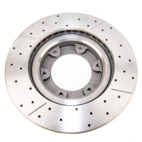 DBA Street Series Front Drilled and Slotted Rotor for Toyota Land Cruiser and Lexus LX450 1992-2010 - Premium Replacement