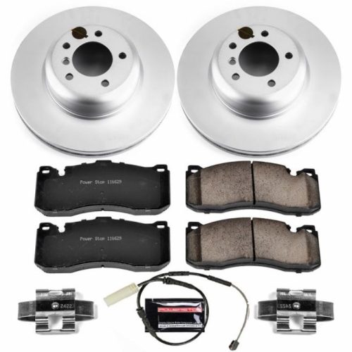 2011-2013 BMW 135i Front Z23 Evolution Sport Coated Brake Kit - Heavy-Duty Drilled and Slotted Rotor Performance Replacement
