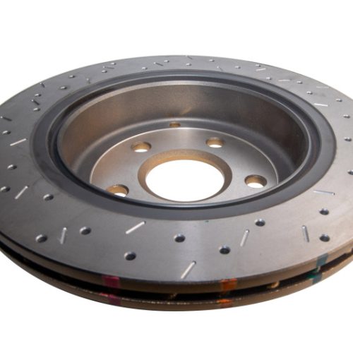 DBA 4000 Series XS Rotor for Pontiac G8 and Chevrolet Caprice 2008-14 Rear Drilled and Slotted Performance Replacement - Image 7