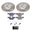 2003-2004 Mercedes-Benz CLK430 & CLK320 Front Semi-Coated Rotor Brake Assembly - Heavy-Duty Replacement for Fleet & Commercial Vehicles