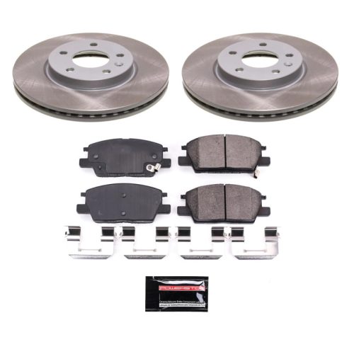 2016-2018 Chevrolet Malibu & Equinox Heavy-Duty Semi-Coated Rotor Brake Assembly - Premium Replacement