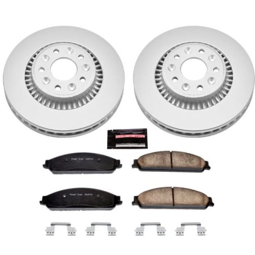 2008-2009 Ford Taurus & Taurus X Heavy-Duty Brake Rotor and Ceramic Pad Assembly - Premium Replacement