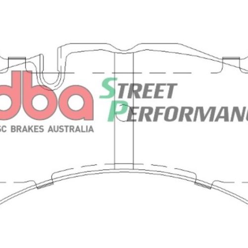 DBA Street Performance Brake Pads for Front Application 2010-14 Lexus IS F, 2013-14 Maserati Quattroporte - Premium Replacement