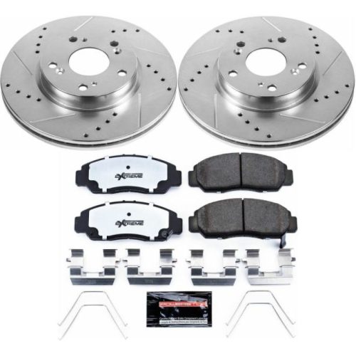 2012-2015 Honda Civic Front Z26 Street Warrior Brake Upgrade Kit - Premium Replacement for High-Performance Vehicles