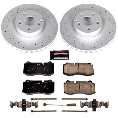 2010-2013 Mercedes-Benz S400, 2007-2011 Mercedes-Benz S550 & CL550 Heavy-Duty Brake Rotor and Pad Assembly - Premium Replacement