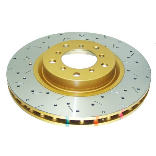 DBA 4000 Series Front Drilled and Slotted Rotor for BMW M3 E46 2001-07 - Premium Replacement - Image 3