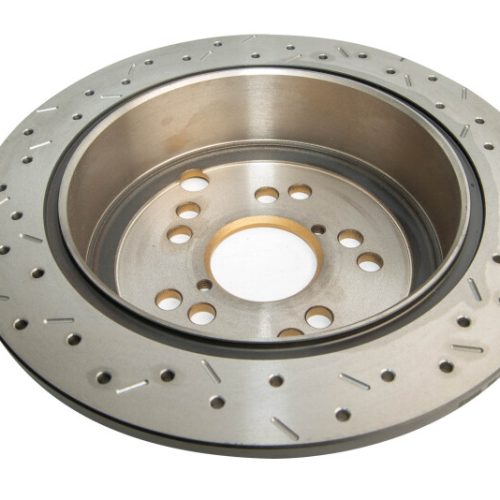 DBA 4000 Series Rear Drilled and Slotted Rotor for Subaru Legacy, Impreza, Forester 2008-2009 - Premium Heavy-Duty Replacement - Image 8