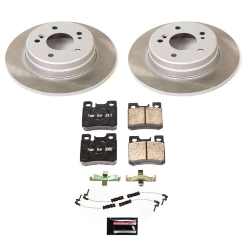 1990-1993 Mercedes-Benz 300E, 300CE, 300TE Rear Semi-Coated Rotor Brake Assembly - Premium Replacement