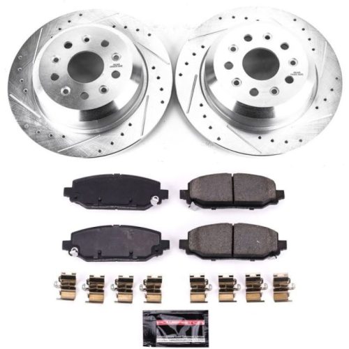 2018-2021 Jeep Wrangler Rear Z23 Evolution Sport Brake Upgrade Kit - Premium Replacement for Heavy-Duty Braking Performance