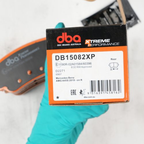 DBA XP Performance Brake Pads for Mercedes-Benz CLA250, GLA250, GLB250, and CLA45 AMG (2020-21) Rear Vented Rotor Fitment - Heavy-Duty Brake Pad Assembly - Image 7