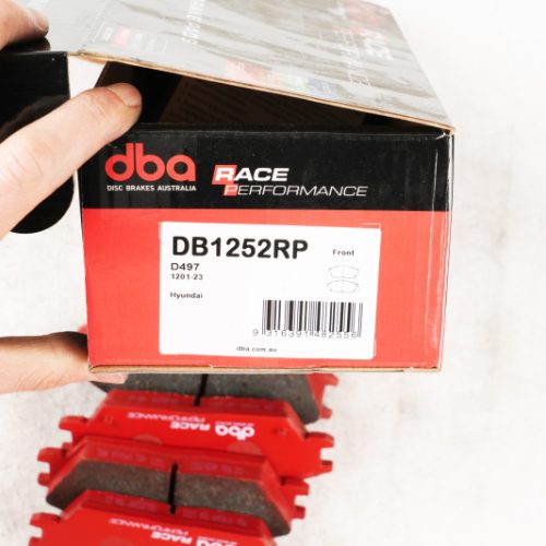 DBA 94-10 Hyundai Accent Front RP Performance Brake Pads - Track and Race Use High-Temperature Brake Pad with Carbon Fibre Reinforcement - Image 2