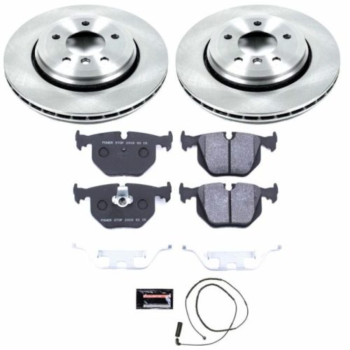 2001-2005 BMW 330i Rear Track Day SPEC Brake Kit - High-Performance Brake Pads and OE Style Rotors for Track and Race Use - Premium Replacement