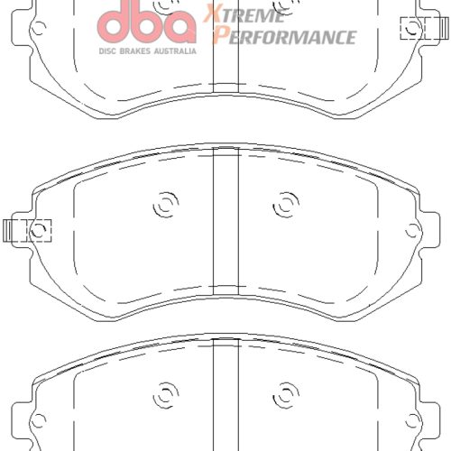DBA XP Performance Brake Pads Front for Nissan 240SX 1990-1996 with ABS - Heavy-Duty High Friction Clutch Kit Assembly