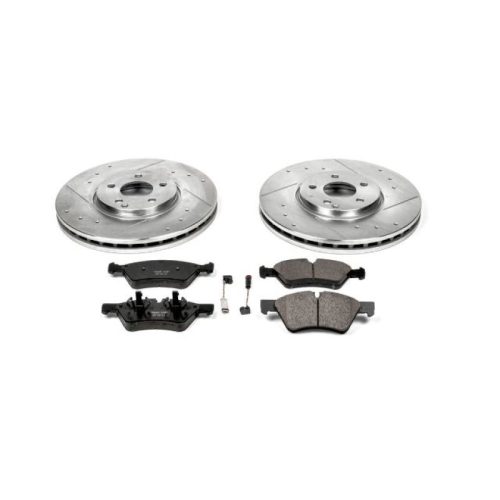 2006 Mercedes-Benz E500 Front Z23 Evolution Sport Brake Upgrade Kit - Premium Heavy-Duty Replacement for Daily-Driven Vehicles