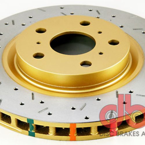 DBA 4000 Series XS Front Drilled and Slotted Rotor for 2008-09 Pontiac G8 V8 6.0L - Premium Replacement