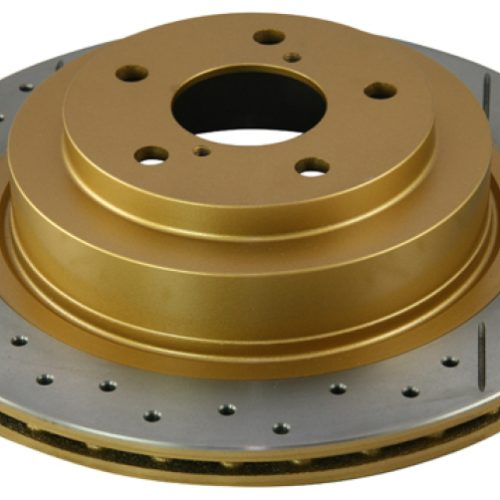 DBA Street Series Rear Drilled and Slotted Brake Rotor for BMW 3 Series 1991-1998 - Premium Replacement
