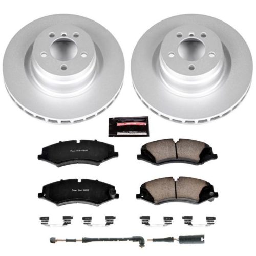 2010-2012 Land Rover Range Rover Front Brake Rotor and Carbon-Fiber Ceramic Brake Pad Assembly - Heavy-Duty Performance Upgrade