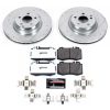 2006-2007 Mercedes-Benz CLS500 Front Z26 Street Warrior Brake Upgrade Kit - Heavy-Duty Drilled & Slotted Rotors with Carbon-Fiber Ceramic Pads for Performance and Towing