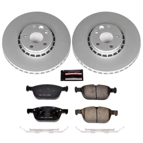 2010-2012 Volvo XC60 Front Z23 Evolution Sport Coated Brake Kit - Heavy Duty Performance Replacement for European Vehicles