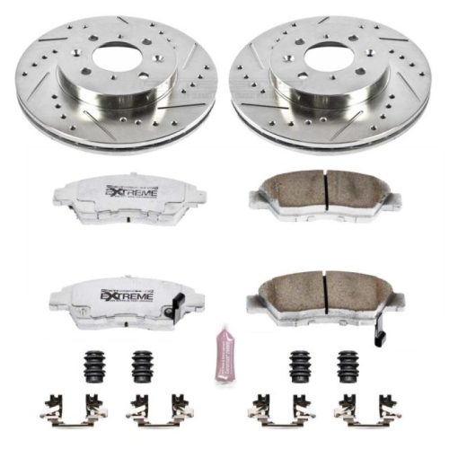 1994-2008 Honda Civic & Civic del Sol Front Z26 Street Warrior Brake Performance Upgrade - Premium Replacement