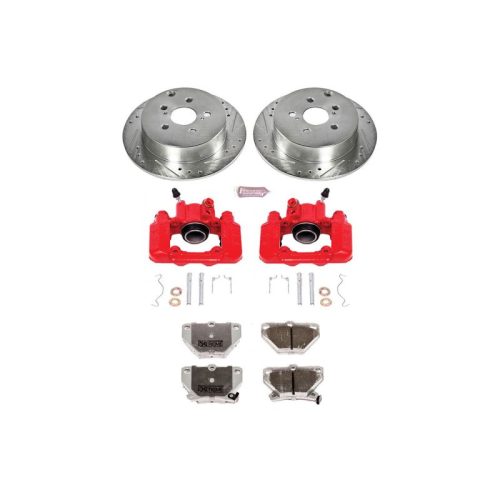 2000-2007 Toyota Celica, Vibe, Matrix Heavy-Duty Brake Disc and Caliper Assembly - Premium Replacement