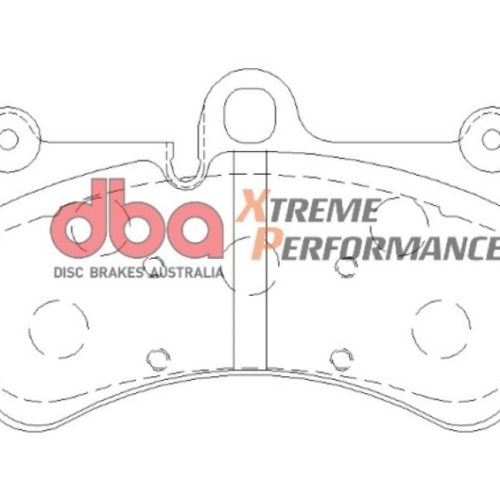 DBA Xtreme Performance Brake Pads for Heavy-Duty Applications - Front Fitment for Volkswagen Touareg '05-'14 and Porsche Cayenne '03-'08