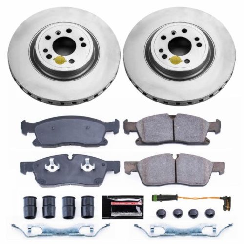 2012-2015 Mercedes-Benz ML350 and 2016 Mercedes-Benz GLE300d Front Z23 Evolution Sport Coated Brake Rotor and Carbon-Fiber Ceramic Brake Pad Assembly - Premium Replacement