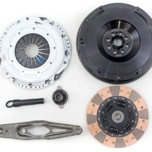 2014-2019 Mini Cooper 1.5L Turbo FX400 8-Puck Clutch Kit with Steel Flywheel - Heavy-Duty High-Performance Clutch Assembly for Street and Racing