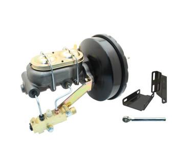 Bexar Pro Components 1963-1966 Chevy & GMC Truck 9-Inch Single Power Booster & Cast Iron Master Cylinder Kit | Disc-Disc Layout