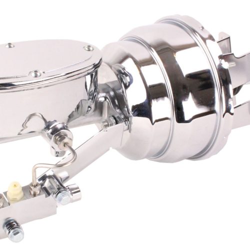 Bexar Pro Components 1960-1966 Chevy & GMC Truck 8-Inch Dual Diaphragm Power Booster & Chrome Oval Master Cylinder Conversion Kit - Image 6