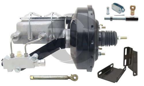 BPC-DBK6370NC-PL-6066 1963-1966 Chevy/GMC Truck 6-Lug Front Disc Brake & Power Booster Combo | Chrome Calipers - Image 2