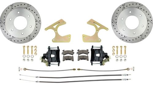 BPC-DBK1012TRK-LXB 1963-1970 Chevy Truck 6-Lug Rear Axle Disc Brake Conversion Kit | Black Calipers - Image 6