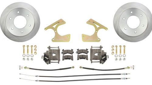 Bexar Pro Components 1963-1970 Chevy Truck 6-Lug Rear Axle Disc Brake Conversion Kit | Standard Cast Iron Calipers - Image 6