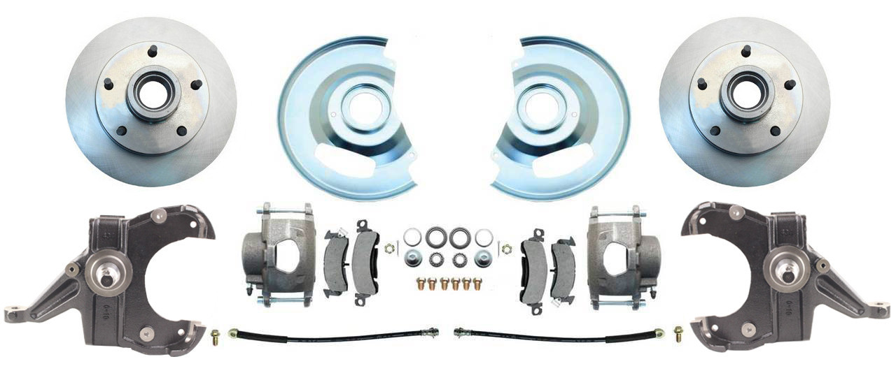 Bexar Pro Components 1963-1970 Chevy & GMC Truck Front Disc Brake Conversion Kit | 5-Lug | 2-Inch Drop Spindle - Image 3
