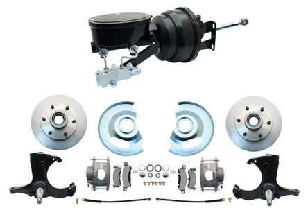 Bexar Pro Components 1963-1966 Chevy & GMC Truck Power Disc Brake Kit | 8-Inch Dual Black Oval Master Combo - Image 5