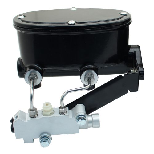 Bexar Pro Components Universal Oval Master Cylinder Kit | Aluminum Proportioning Valve | Disc-Drum