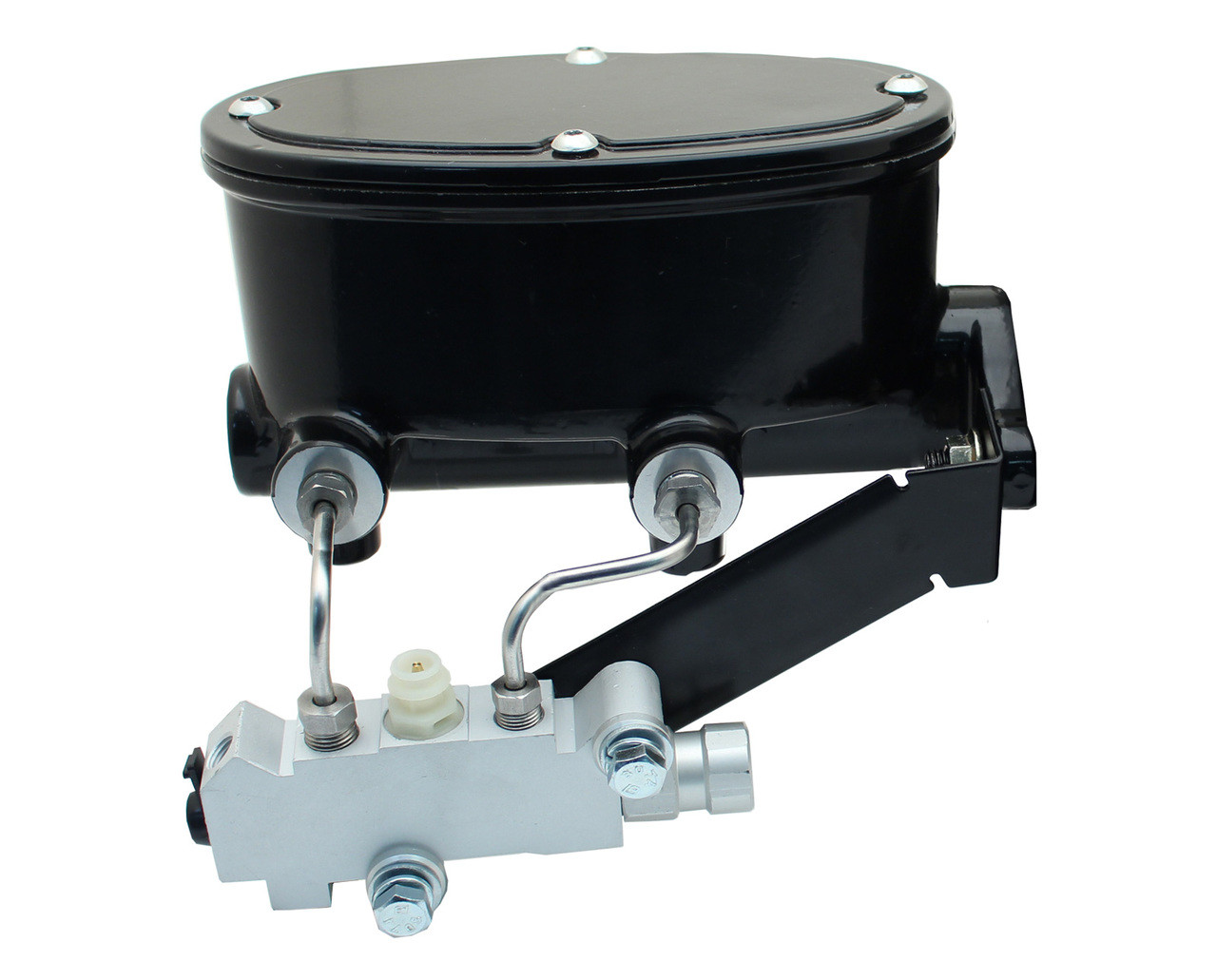 Bexar Pro Components Universal Oval Master Cylinder Kit | Aluminum Proportioning Valve | Disc-Drum