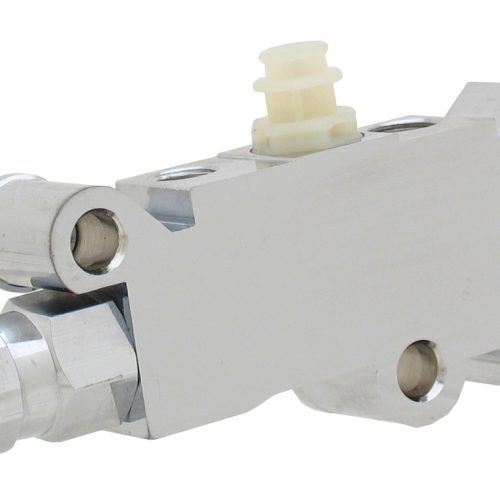 Bexar Pro Components Universal Chrome Flat-Top Master Cylinder Kit | Bottom Mount | Disc-Drum Proportioning Valve - Image 4