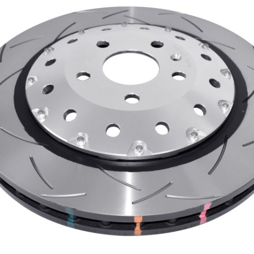 DBA 5000 Series T3 Slot Rotor for Audi RS3 2017-19 - High-Performance 2-Piece Brake Rotor Replacement